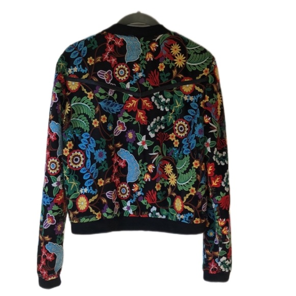 🎉HP🎉Gaby & Eden Foral Embroidered Bomber Jacket - Picture 3 of 7